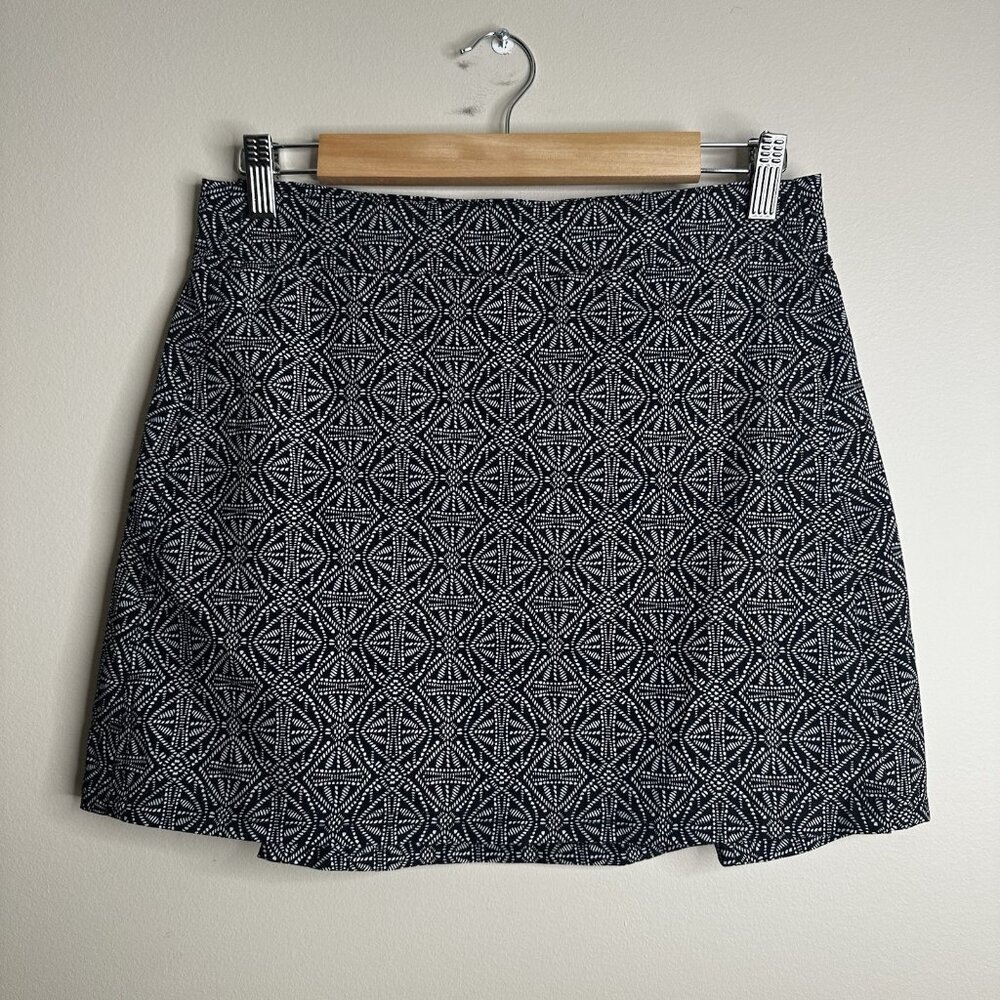 Rip Skirt Womens S Gray Black Geimetric Wrap Adjustable Hawaiian Adjustable Swim
